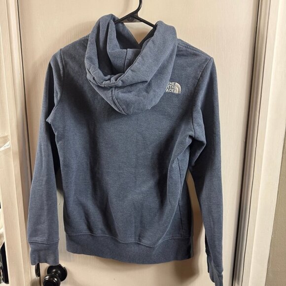 The North Face RU14 medium weight light blue graphic hooded sweatshirt - Picture 6 of 9